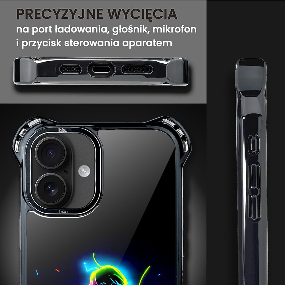 Etui do iPhone 16, Ibizu DropGuard Ultra z MagSafe, #ElectroMove, Jest moc