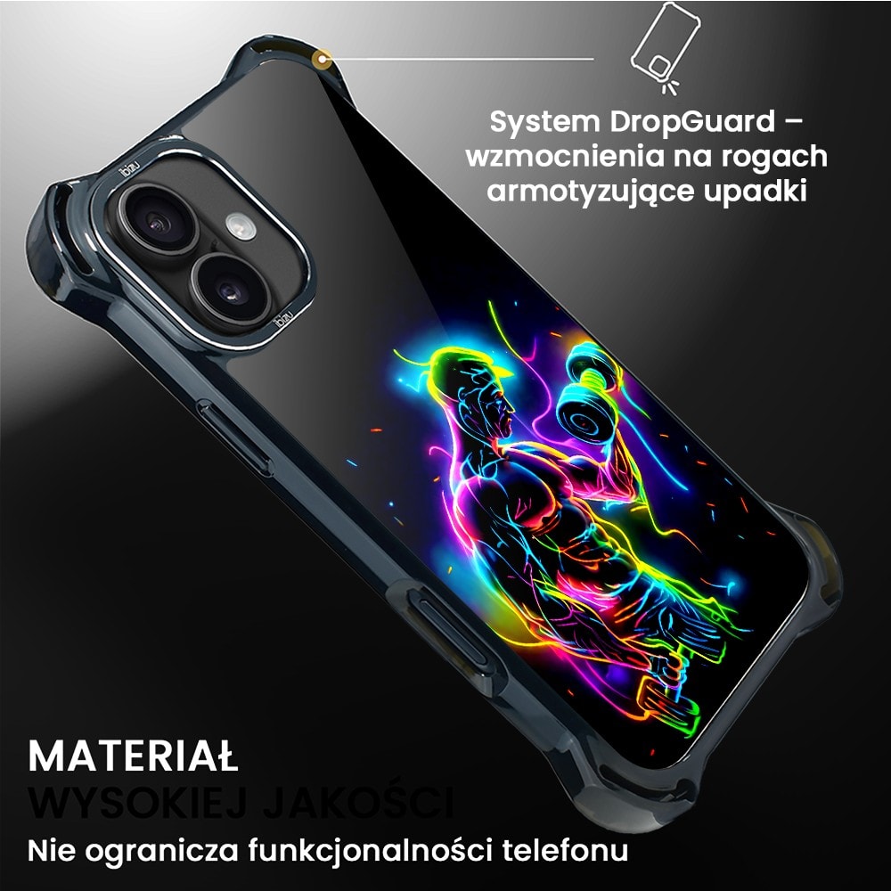 Etui do iPhone 16, Ibizu DropGuard Ultra z MagSafe, #ElectroMove, Jest moc