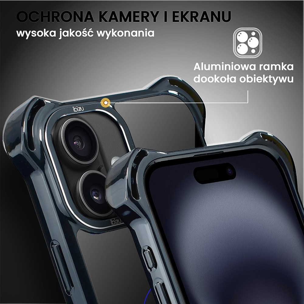 Etui do iPhone 16, Ibizu DropGuard Ultra z MagSafe, #ElectroMove, Moc football’u