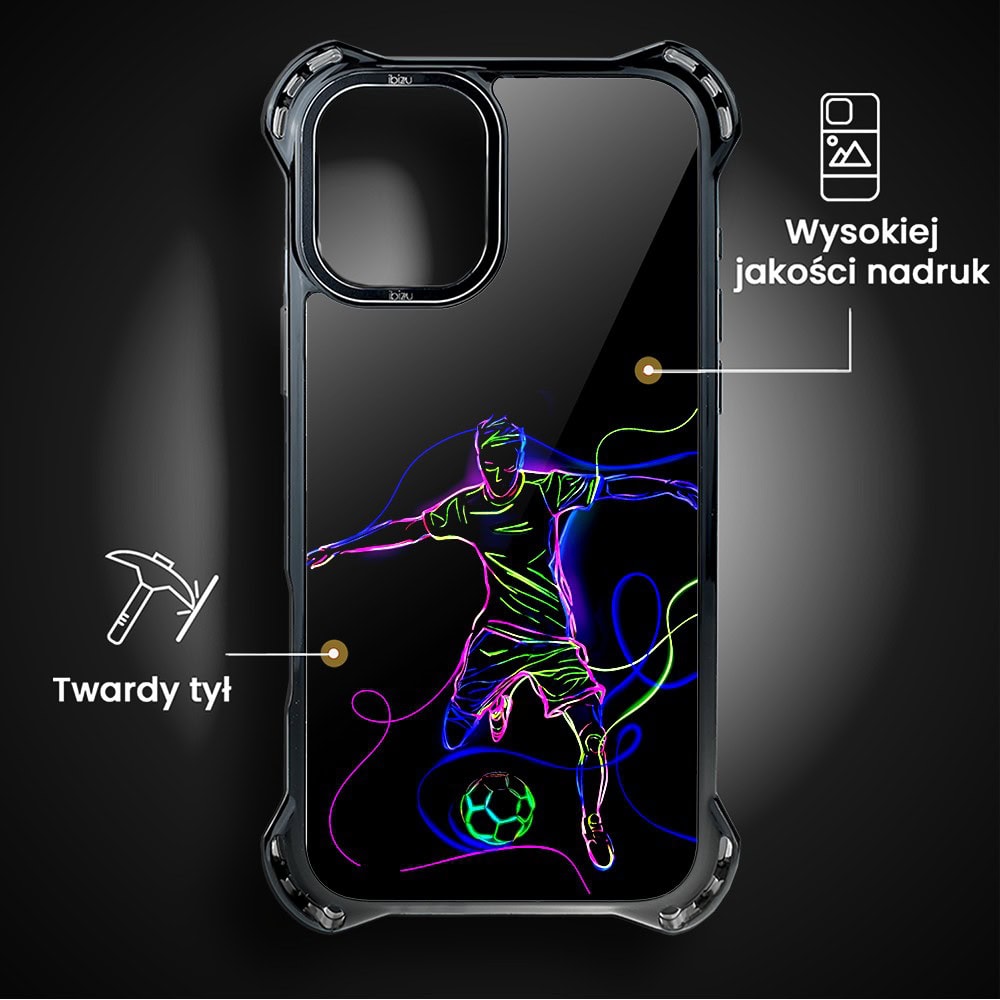 Etui do iPhone 16, Ibizu DropGuard Ultra z MagSafe, #ElectroMove, Moc football’u