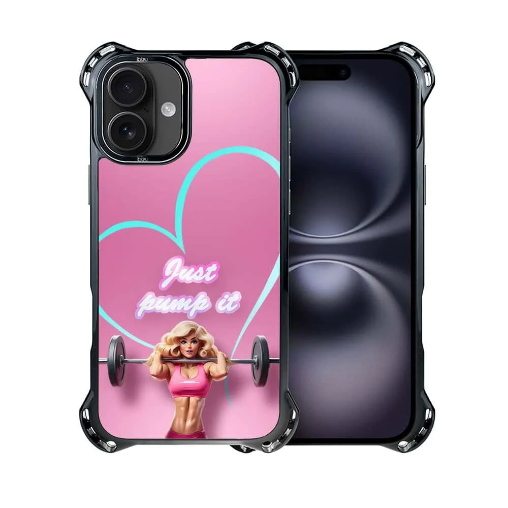 Etui do iPhone 16 Plus, Ibizu DropGuard Ultra z MagSafe, #Move, Pump it love