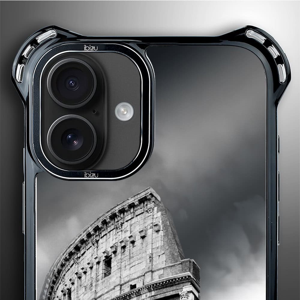 Etui do iPhone 16, Ibizu DropGuard Ultra z MagSafe, Noir City, Koloseum