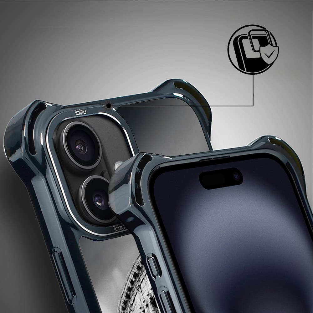 Etui do iPhone 16, Ibizu DropGuard Ultra z MagSafe, Noir City, Koloseum