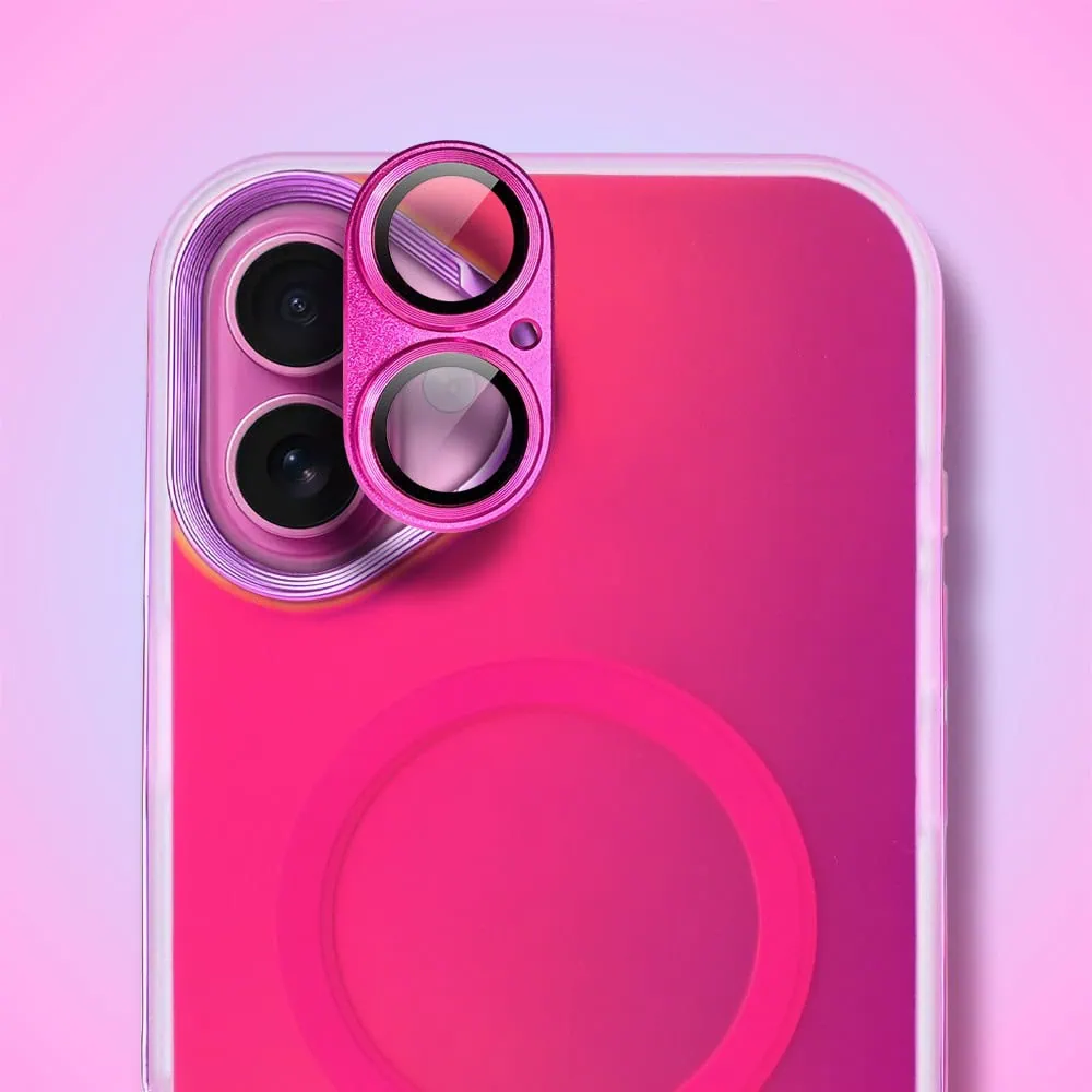 Etui do iPhone 16 MagSafe Miami Vibe, głęboki mieniący się kolor, gorący różowy (OUTLET)