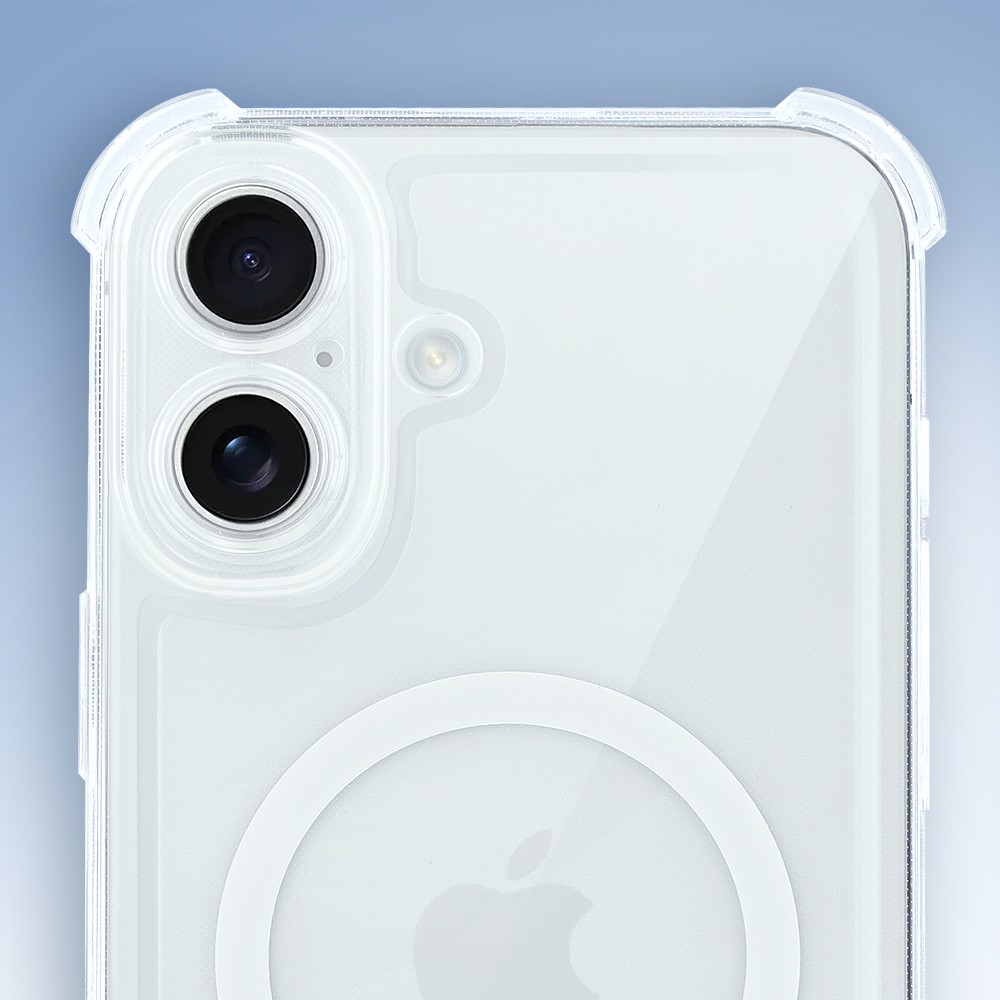 Etui do iPhone 16 Plus Magsafe Luxury Anti-Shock Lens Protect, przeźroczyste