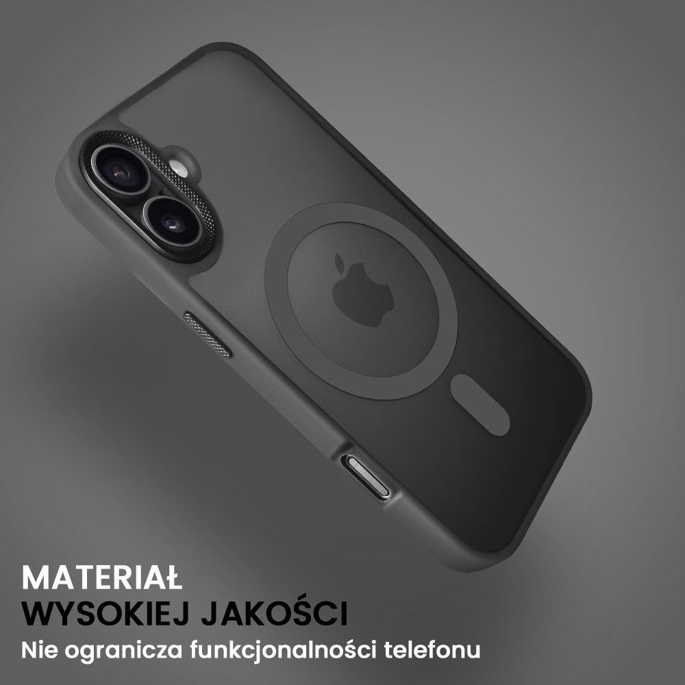 Etui do iPhone 16 Color Flush Frame z MagSafe, czarne