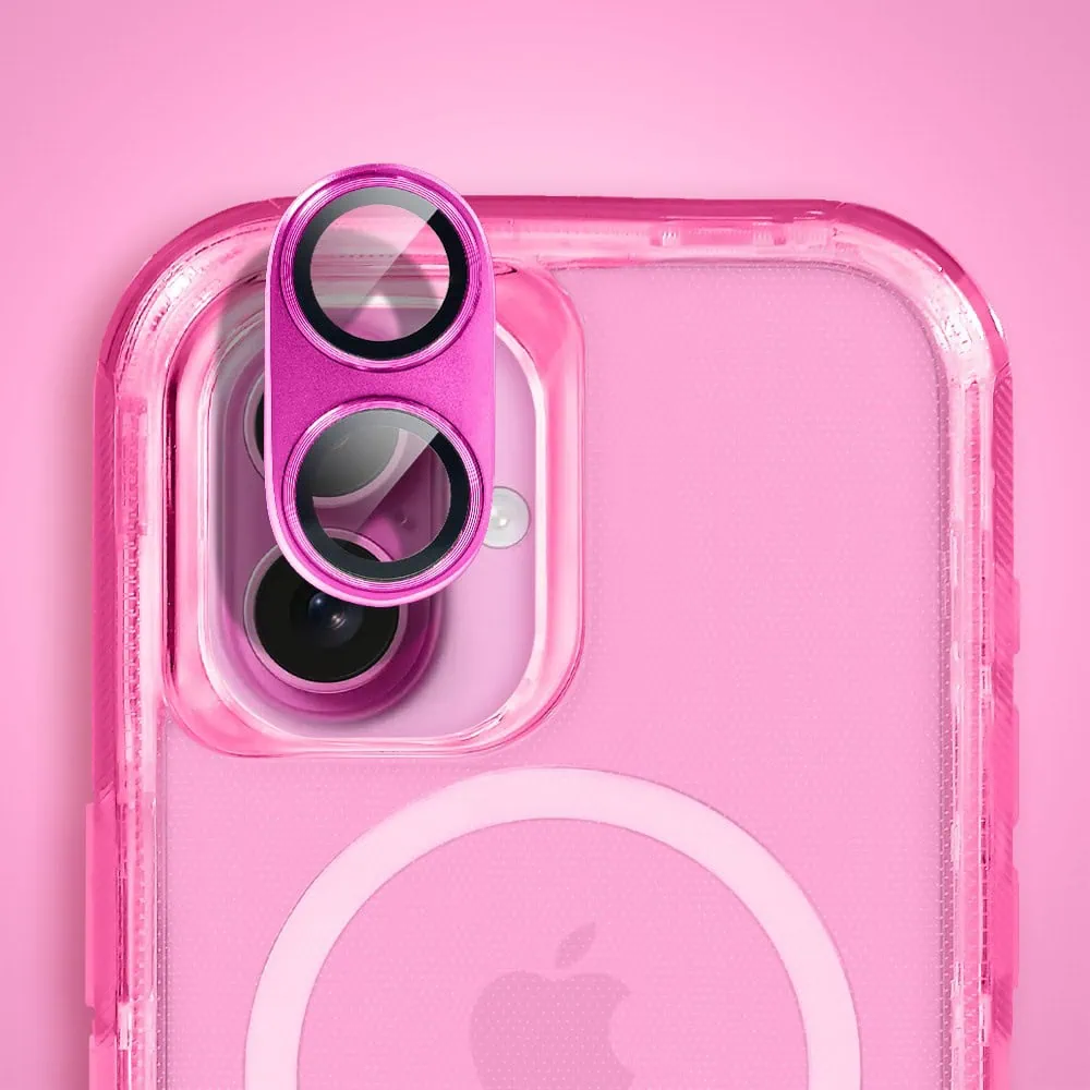 Etui do iPhone 16 Crystal Armor Magsafe, Anti-Drop pancerne 3w1, ametyst
