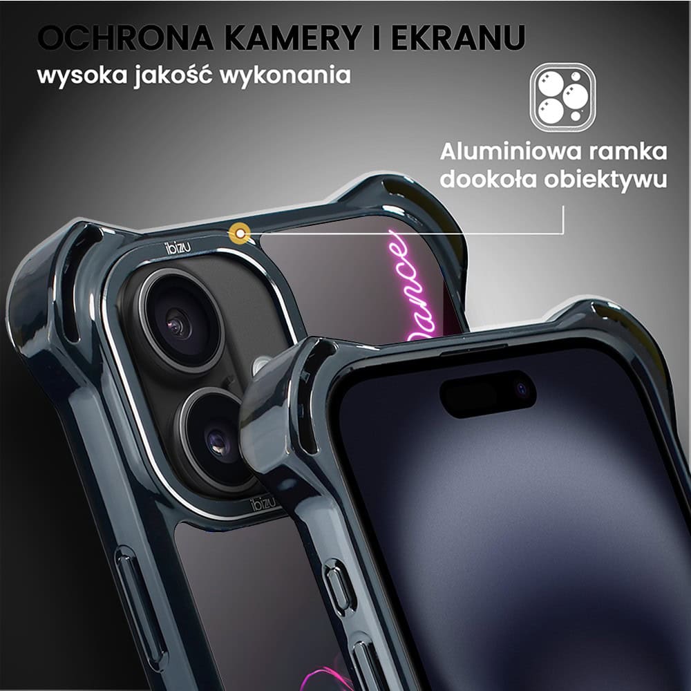 Etui do iPhone 16, Ibizu DropGuard Ultra z MagSafe, #ElectroMove, Taneczny rytm