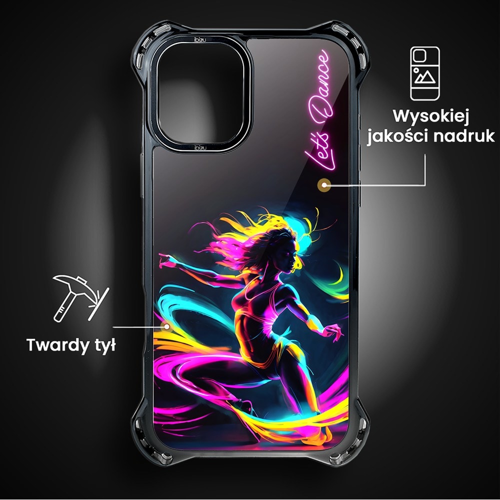 Etui do iPhone 16, Ibizu DropGuard Ultra z MagSafe, #ElectroMove, Taneczny rytm