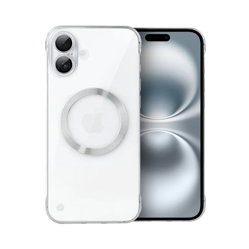 Etui do iPhone 16 Plus MagSafe Luxury Protect Lite, hybrydowa ochrona kamery, przeźroczyste