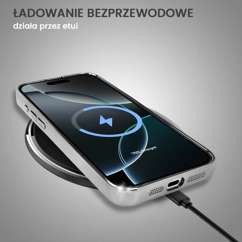 Etui do iPhone 16 Pro Camera High PRO z osłoną kamery, srebrne