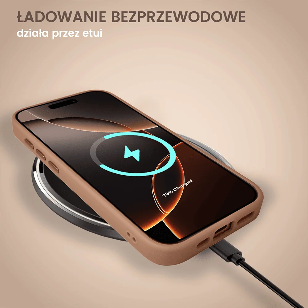 Etui do iPhone 16 Pro Max Color Flush z Magsafe, z osłoną aparatu, pustynny brąz (OUTLET)