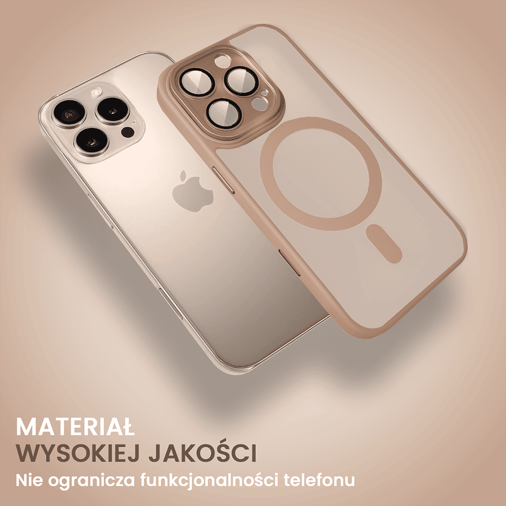 Etui do iPhone 16 Pro Max Color Flush z Magsafe, z osłoną aparatu, pustynny brąz (OUTLET)
