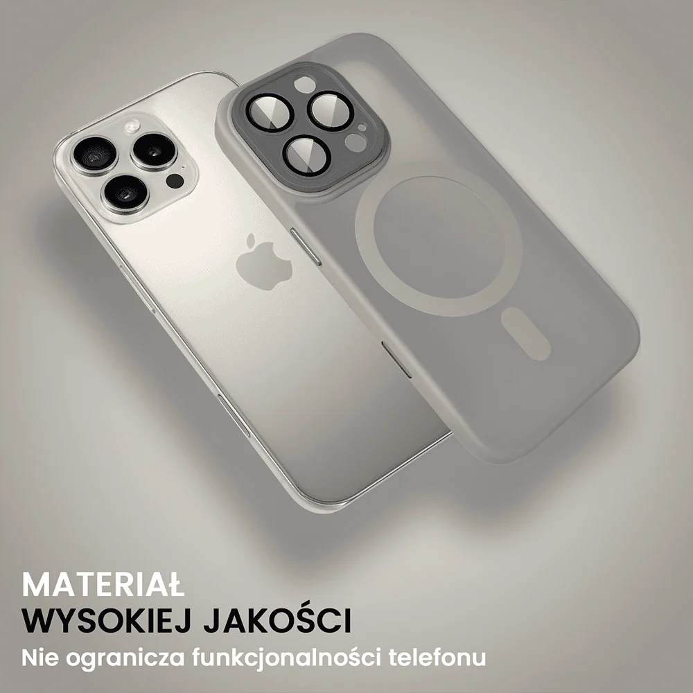 Etui do iPhone 16 Pro Color Flush z Magsafe, z osłoną aparatu, tytanowe