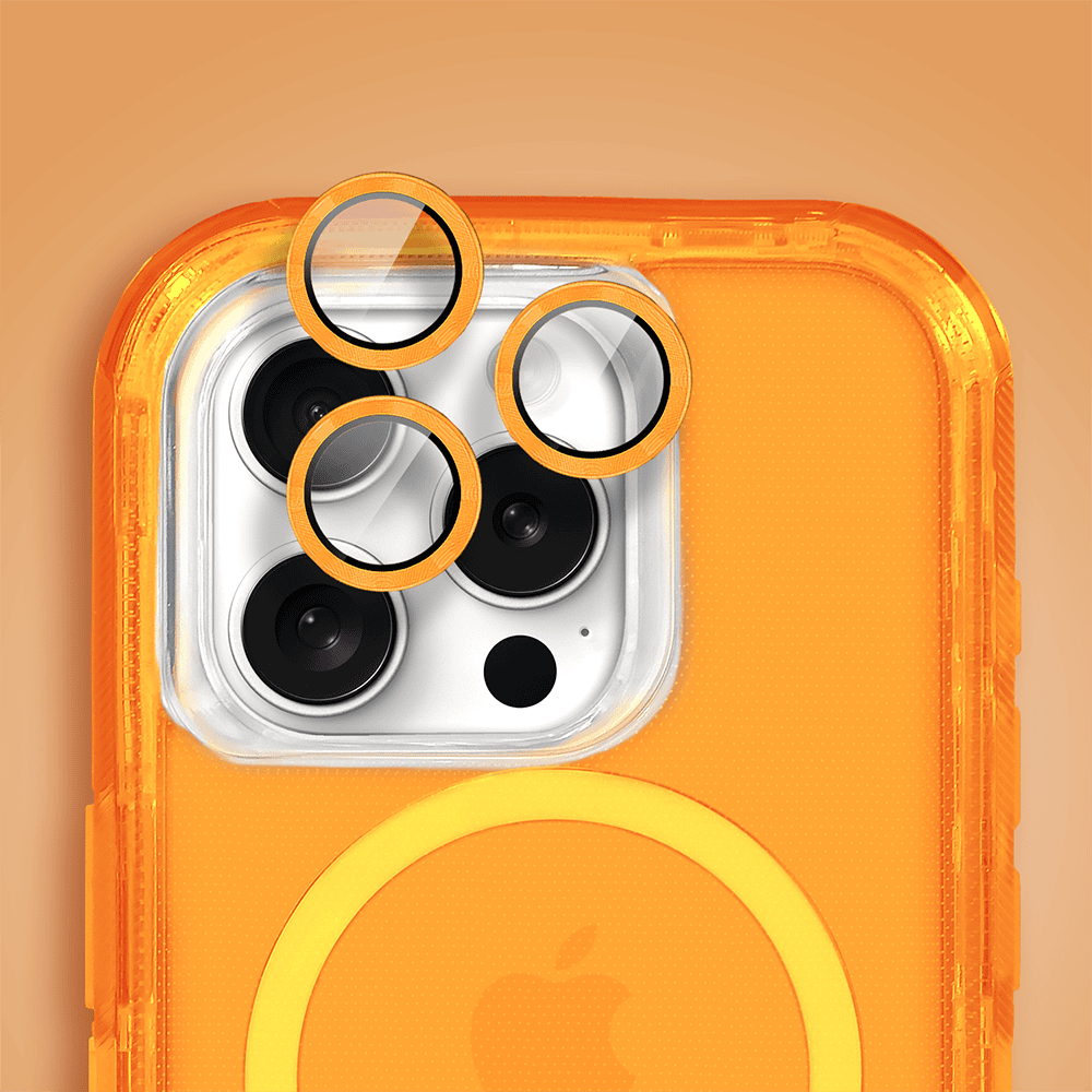 Etui do iPhone 16 Pro Crystal Armor Magsafe, Anti-Drop pancerne 3w1, ognisty opal