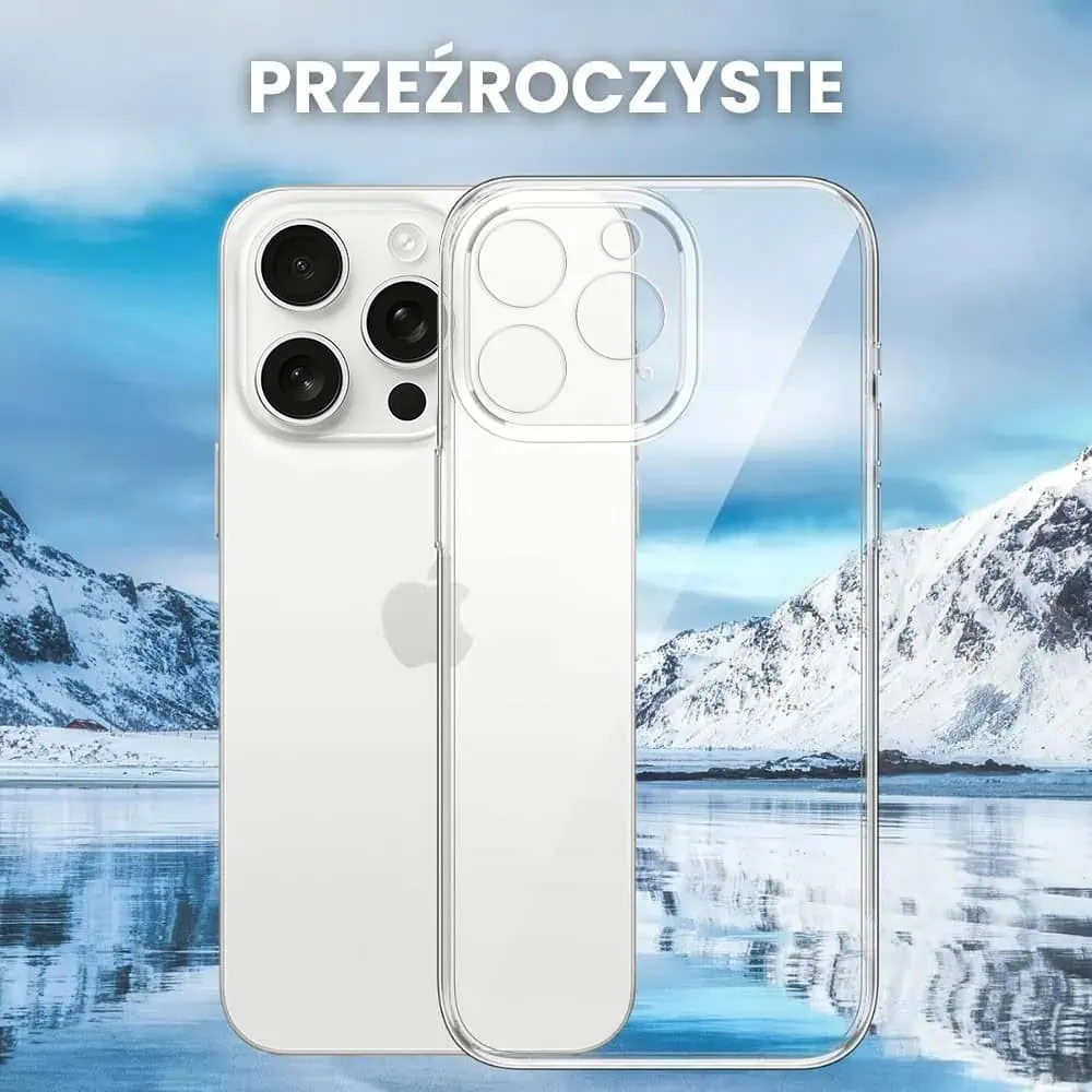 Etui do iPhone 16 Pro Crystal Cam, ochrona kamery przeźroczyste transparentne