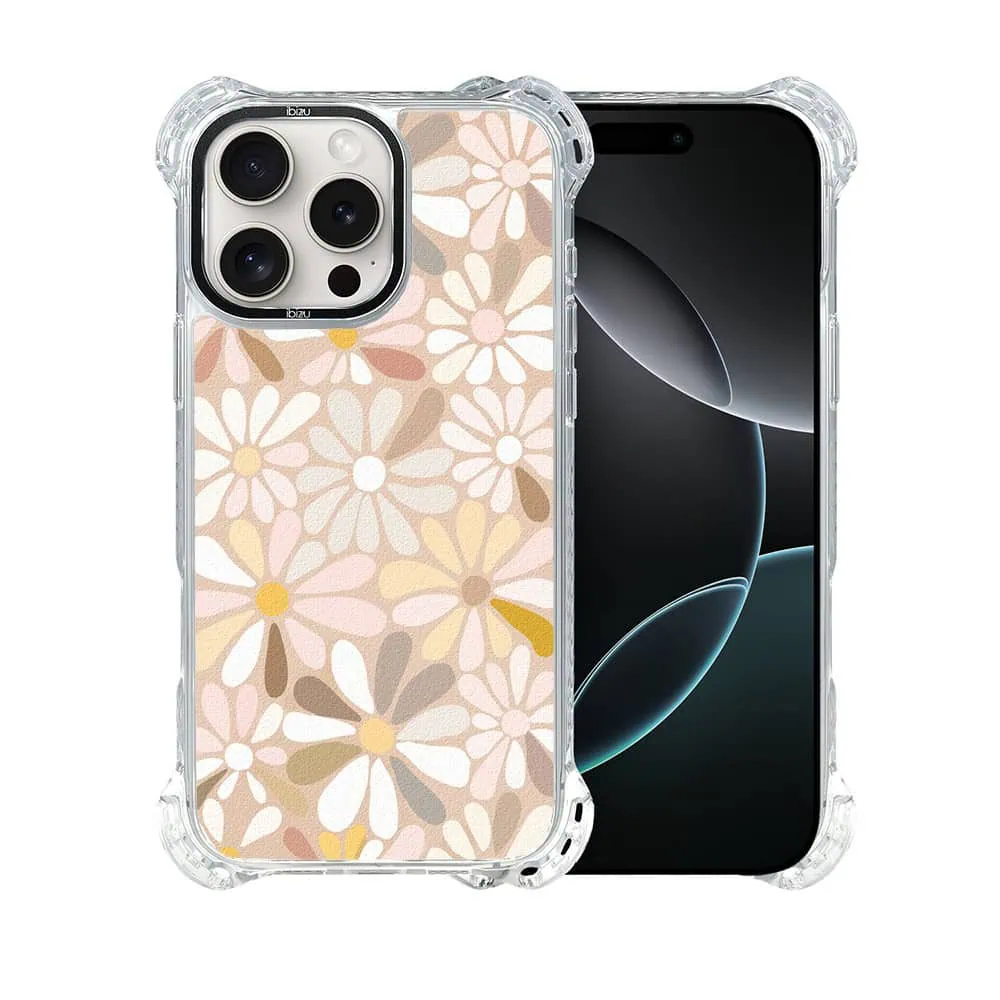 Etui do iPhone 16 Pro Max, Ibizu DropGuard Ultra z MagSafe, Boho, Kwiaty vintage