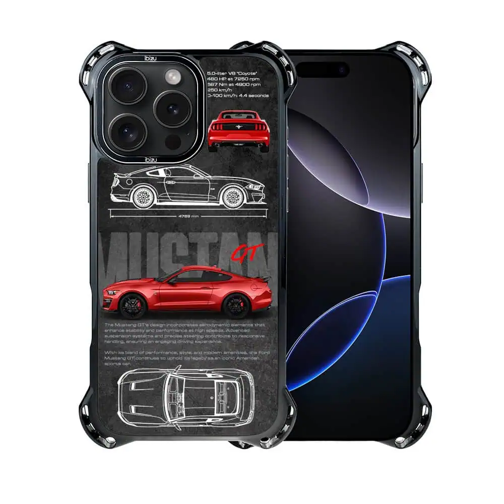 Etui do iPhone 16 Pro, Ibizu DropGuard Ultra z MagSafe, TechDrive, GT V8 “Coyote”