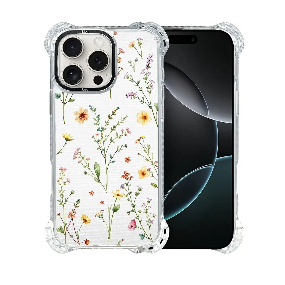 Etui do iPhone 16 Pro, Ibizu DropGuard Ultra z MagSafe, Pastel Bloom, Letni bukiet