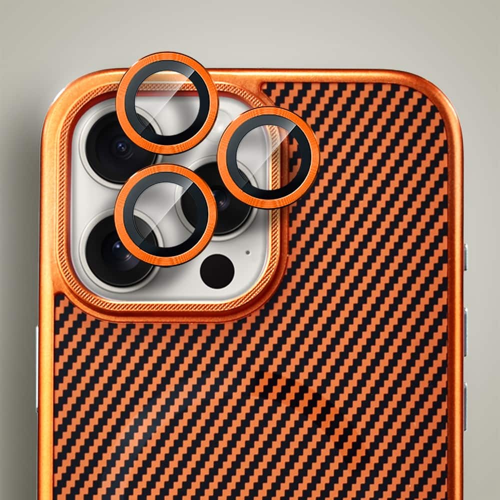 Etui do iPhone 16 Pro MagSafe Slim Carbon, miedziane