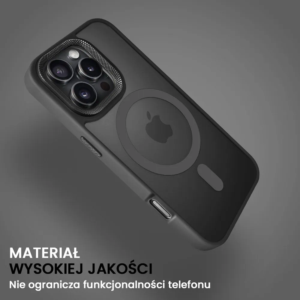 Etui do iPhone 16 Pro Max Color Flush Frame z MagSafe, czarne