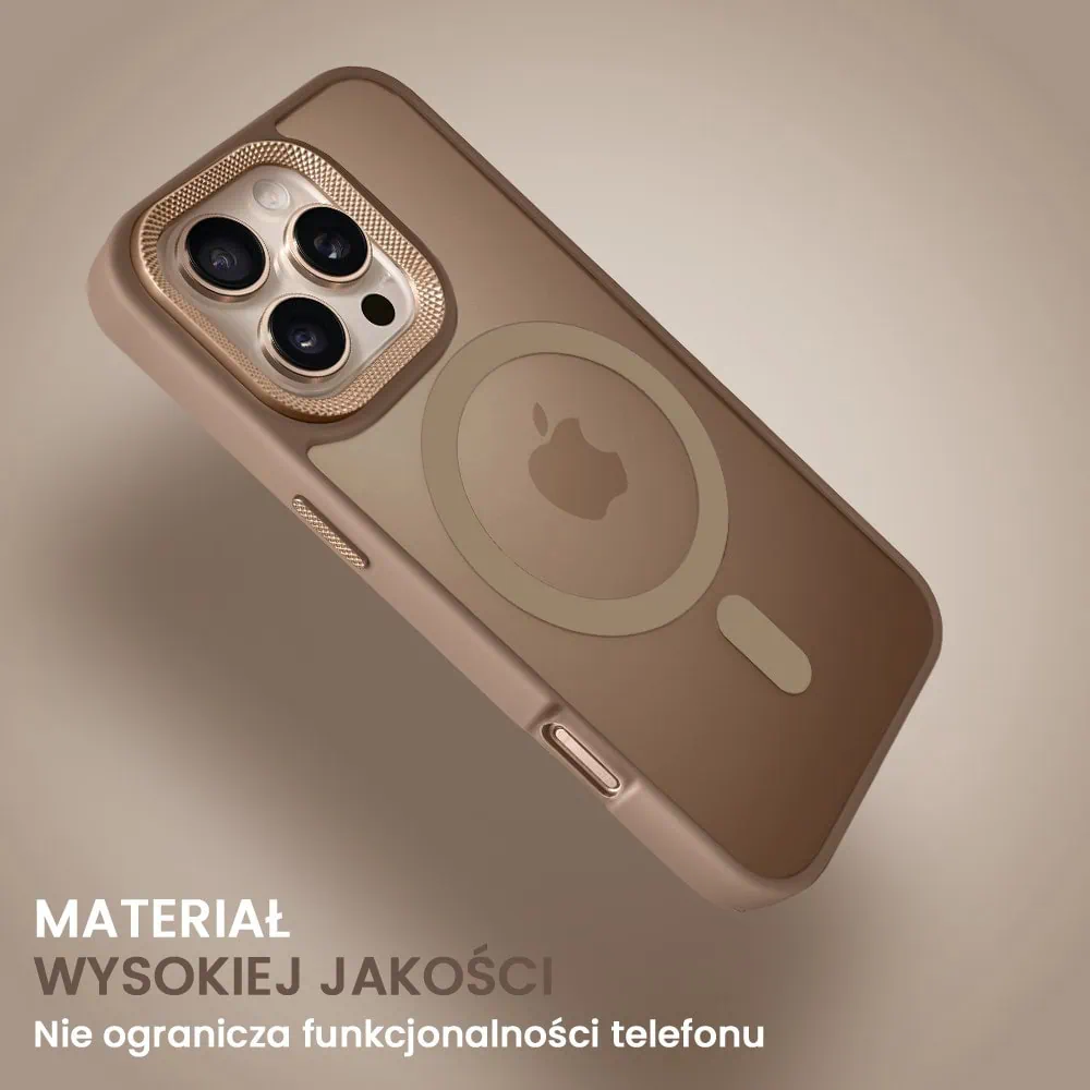 Etui do iPhone 16 Pro Color Flush Frame z MagSafe, pustynny brąz (OUTLET)