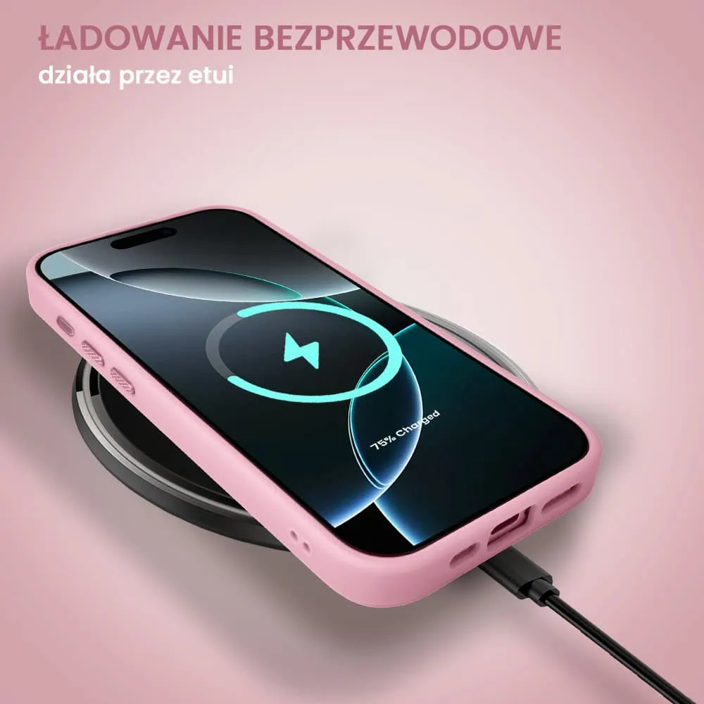 Etui do iPhone 16 Pro Max Color Flush Frame z MagSafe, różowe