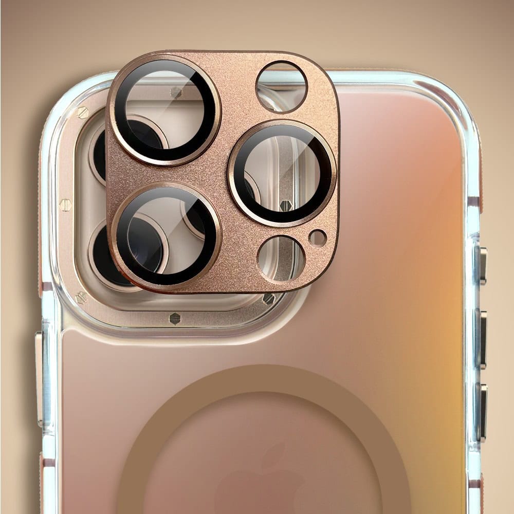 Etui do iPhone 16 Pro Max Sunrise Fusion Grip z MagSafe, nieślizgające, metalowa osłona, tytan pustynny