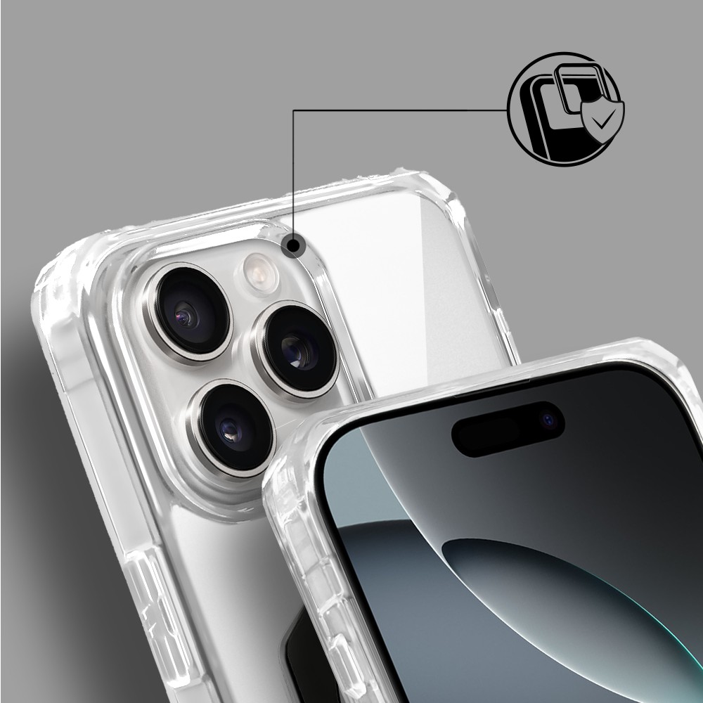 Etui do iPhone 16 Pro Max HexArmor Skin Stand, twarde z podstawką, czarne