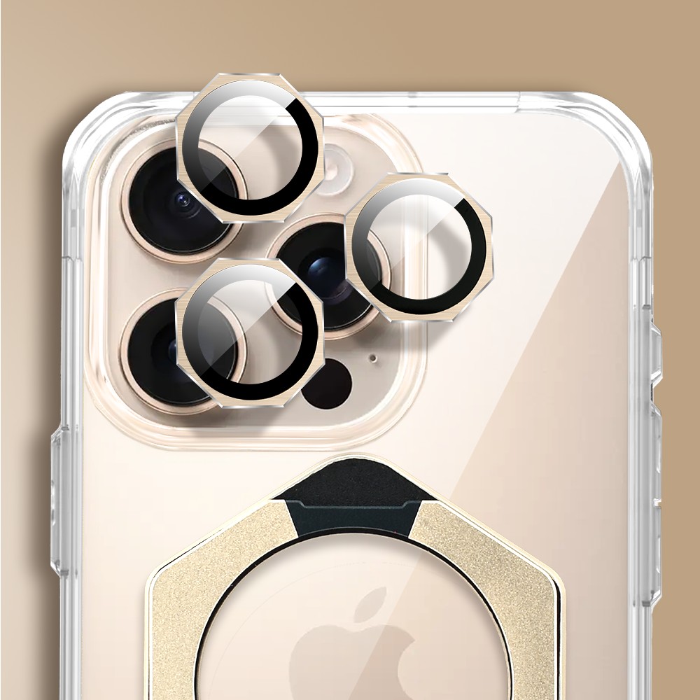 Etui do iPhone 16 Pro Max HexArmor Skin Stand, twarde z podstawką, tytan pustynny