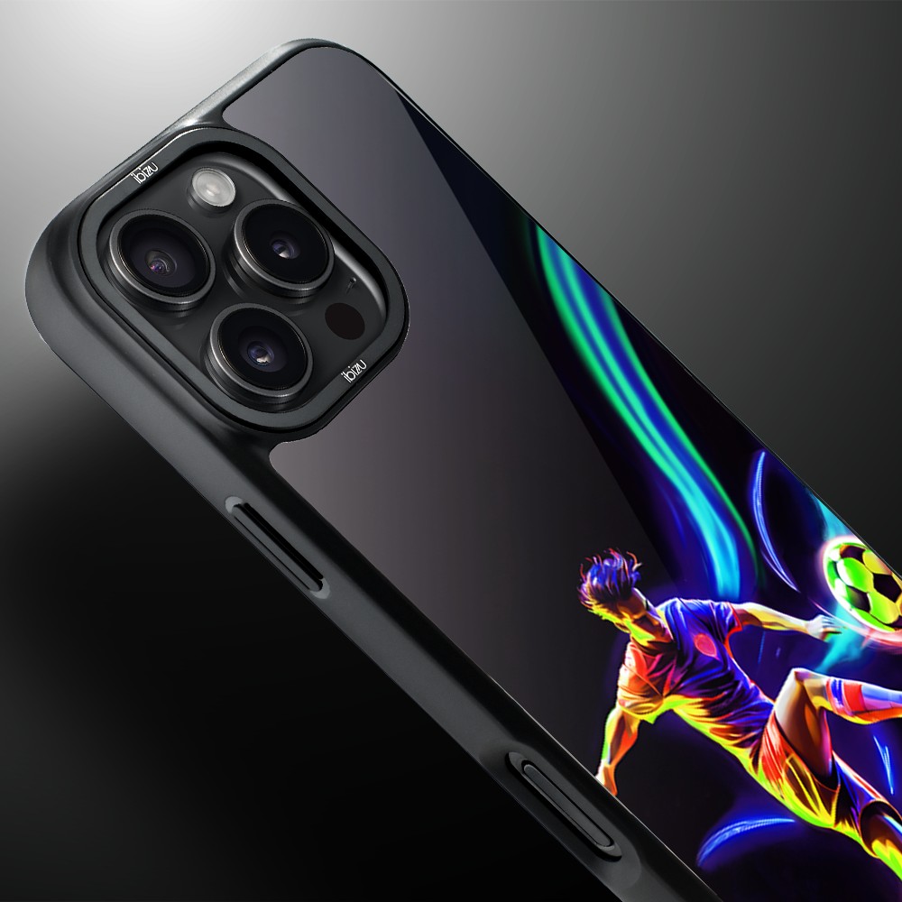 Etui do iPhone 16 Pro Max IBIZU DropGuard Matt z MagSafe, #ElectroMove, W rytmie piłki nożnej