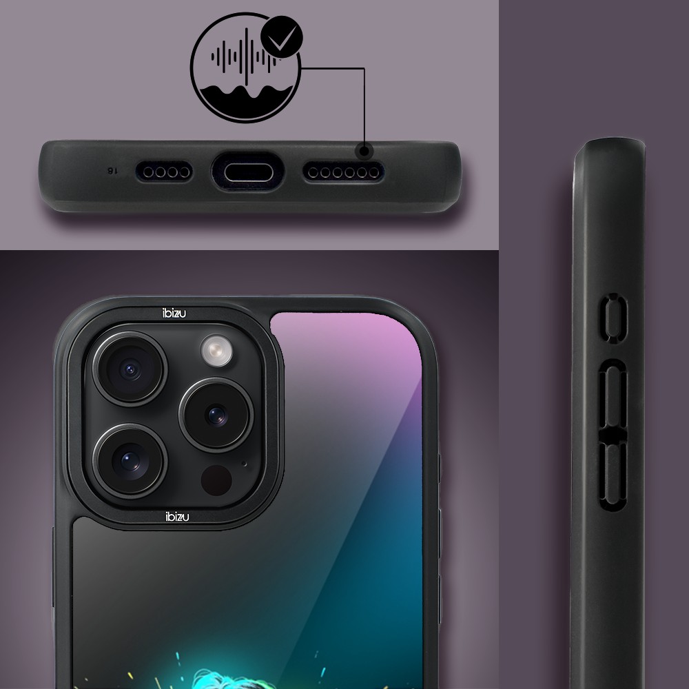 Etui do iPhone 16 Pro Max IBIZU DropGuard Matt z MagSafe, #ElectroMove, Wibracja fitness