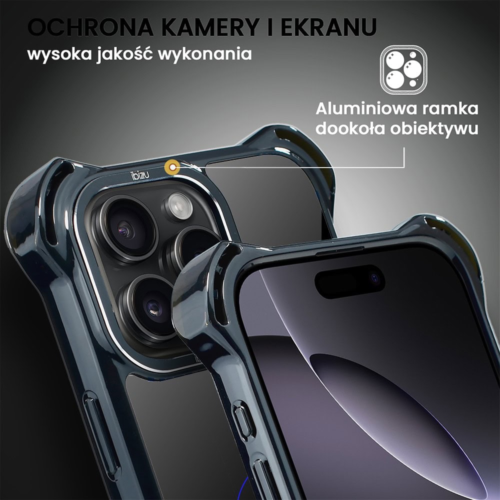 Etui do iPhone 16 Pro, Ibizu DropGuard Ultra z MagSafe, #ElectroMove, Moc football’u