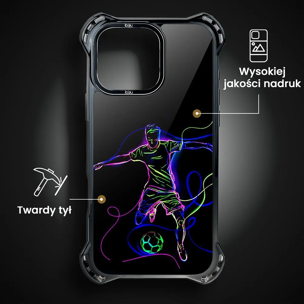 Etui do iPhone 16 Pro, Ibizu DropGuard Ultra z MagSafe, #ElectroMove, Moc football’u