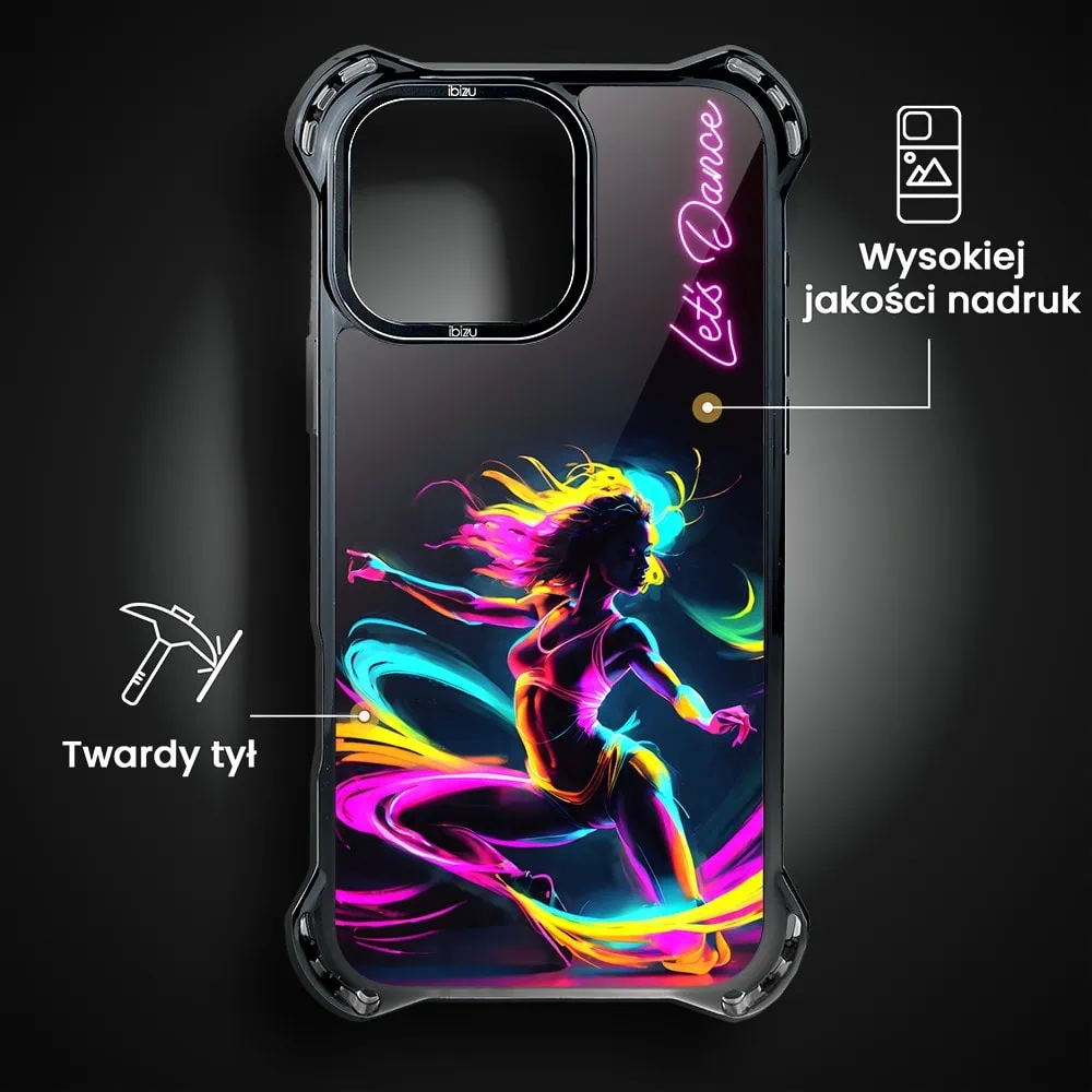 Etui do iPhone 16 Pro Max, Ibizu DropGuard Ultra z MagSafe, #ElectroMove, Taneczny rytm