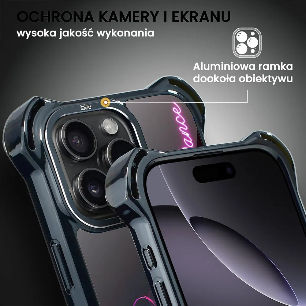 Etui do iPhone 16 Pro Max, Ibizu DropGuard Ultra z MagSafe, #ElectroMove, Taneczny rytm