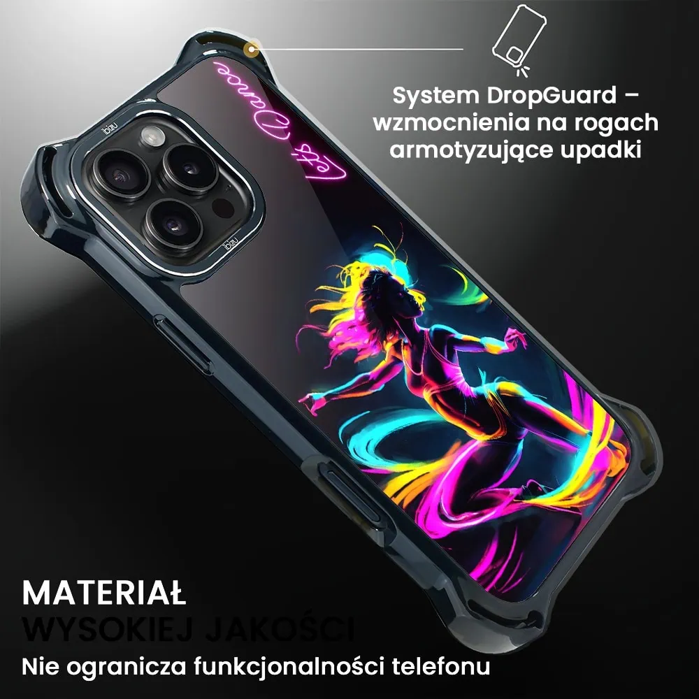 Etui do iPhone 16 Pro Max, Ibizu DropGuard Ultra z MagSafe, #ElectroMove, Taneczny rytm