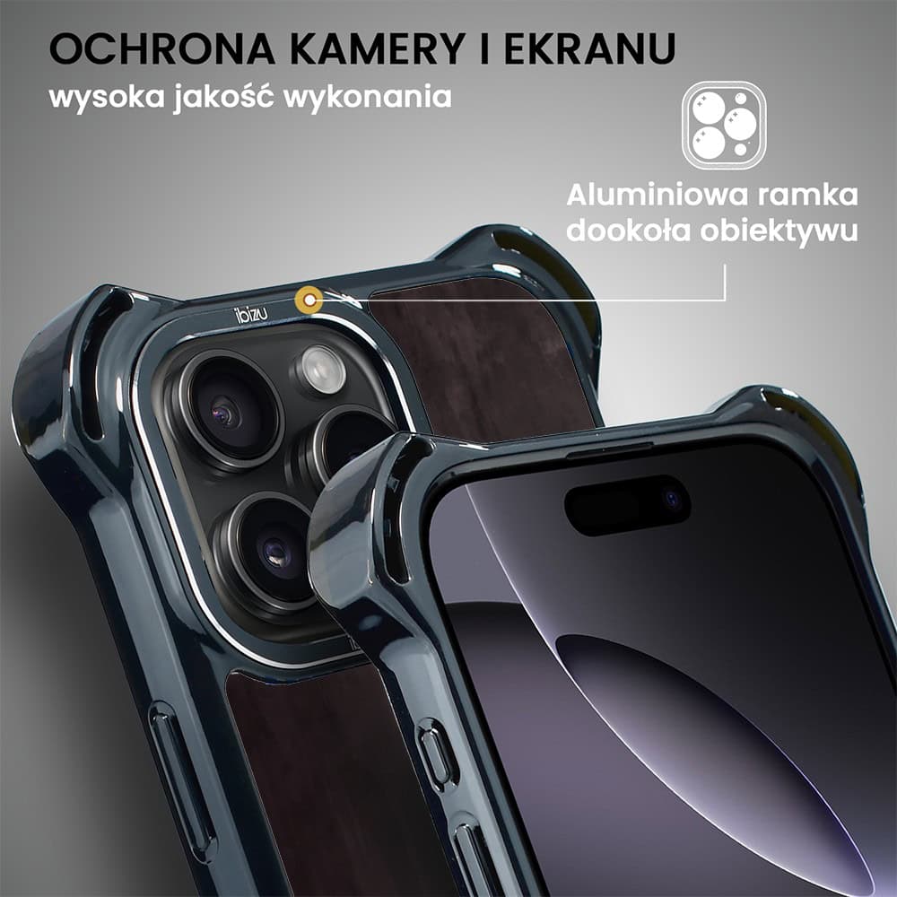 Etui do iPhone 16 Pro, Ibizu DropGuard Ultra z MagSafe, Leonardo Da Vinci, dama z kotem