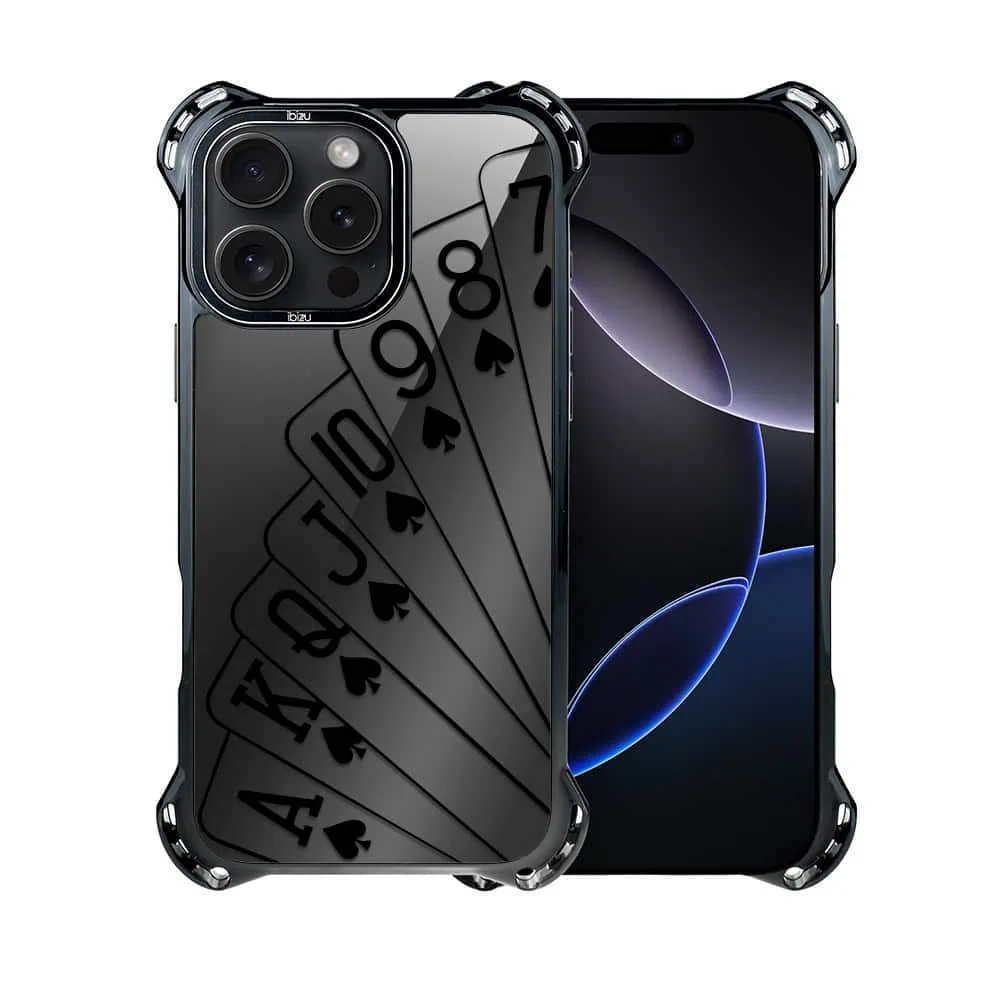 Etui do iPhone 16 Pro, Ibizu DropGuard Ultra z MagSafe, Midnight, Karty do gry