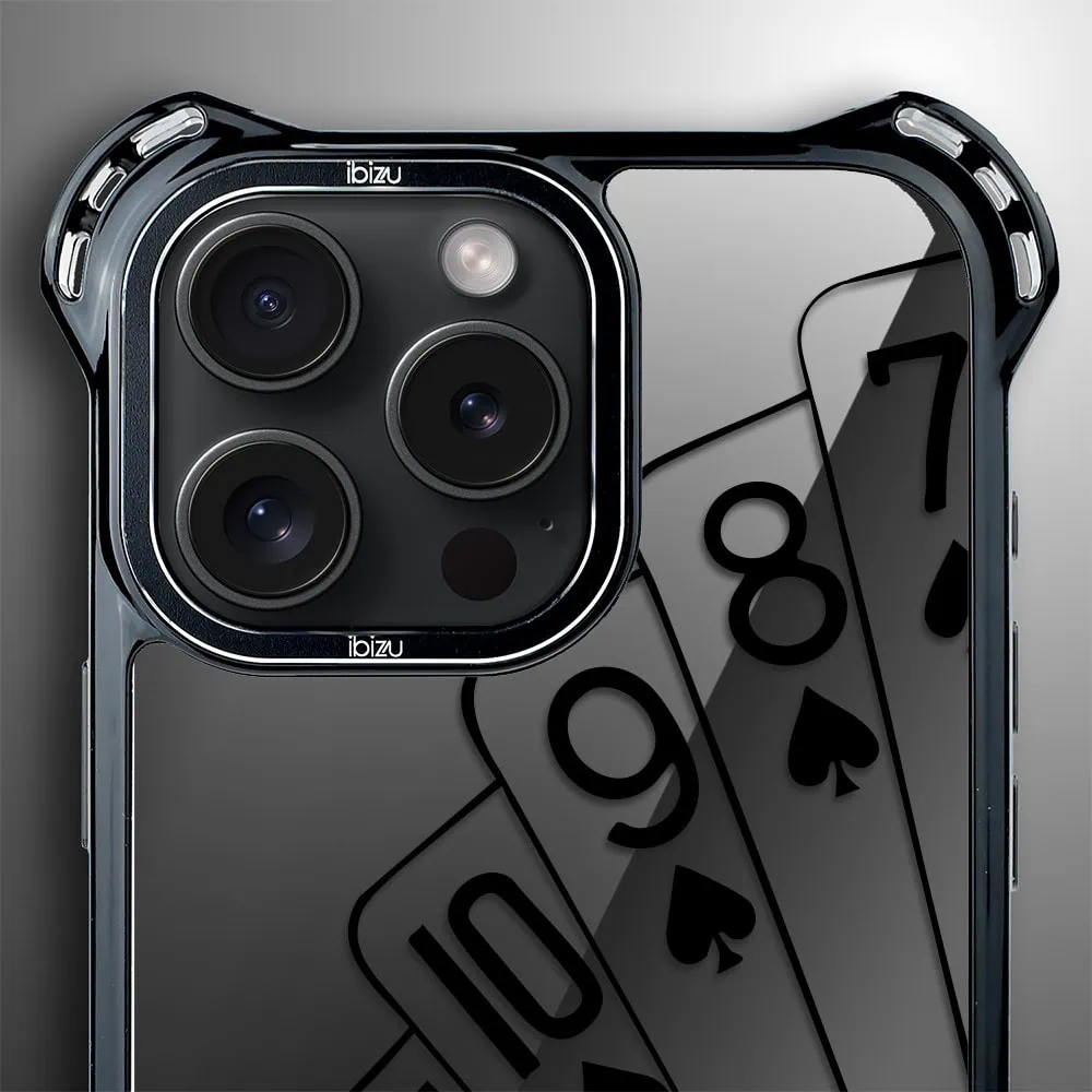 Etui do iPhone 16 Pro, Ibizu DropGuard Ultra z MagSafe, Midnight, Karty do gry