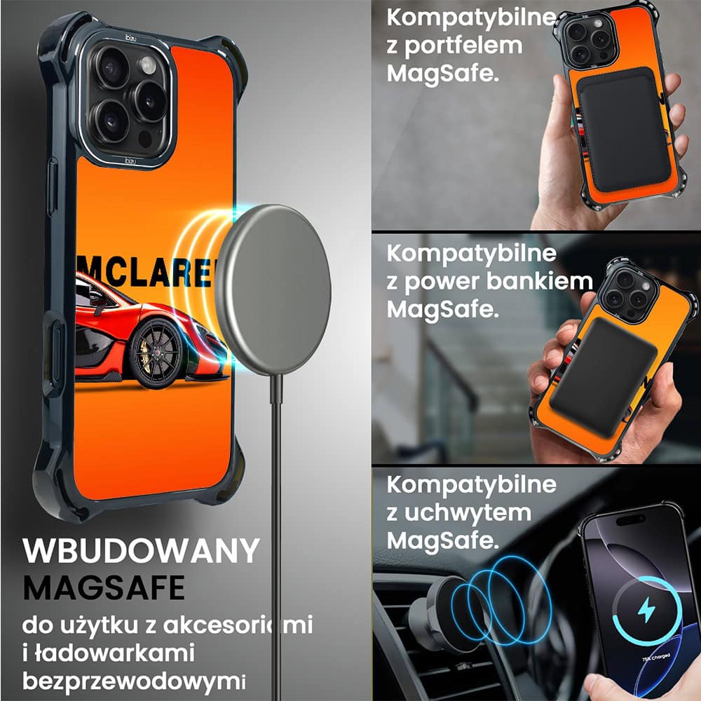 Etui do iPhone 16 Pro, Ibizu DropGuard Ultra z MagSafe, TechDrive, P1