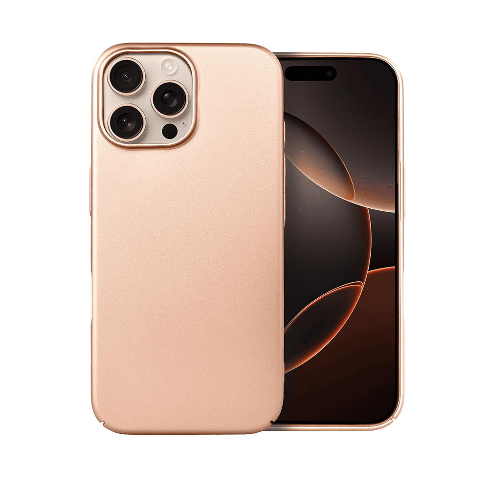 Etui do iPhone 16 Pro Skin Matt satynowe ultra cienkie, złote