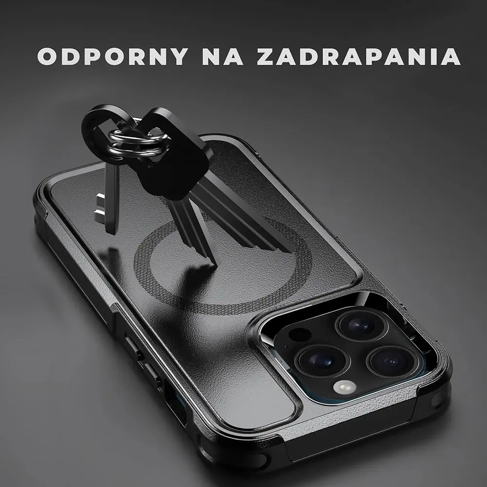 Etui do iPhone 16 Pro Smart Armor Pancerne z MagSafe, czarne