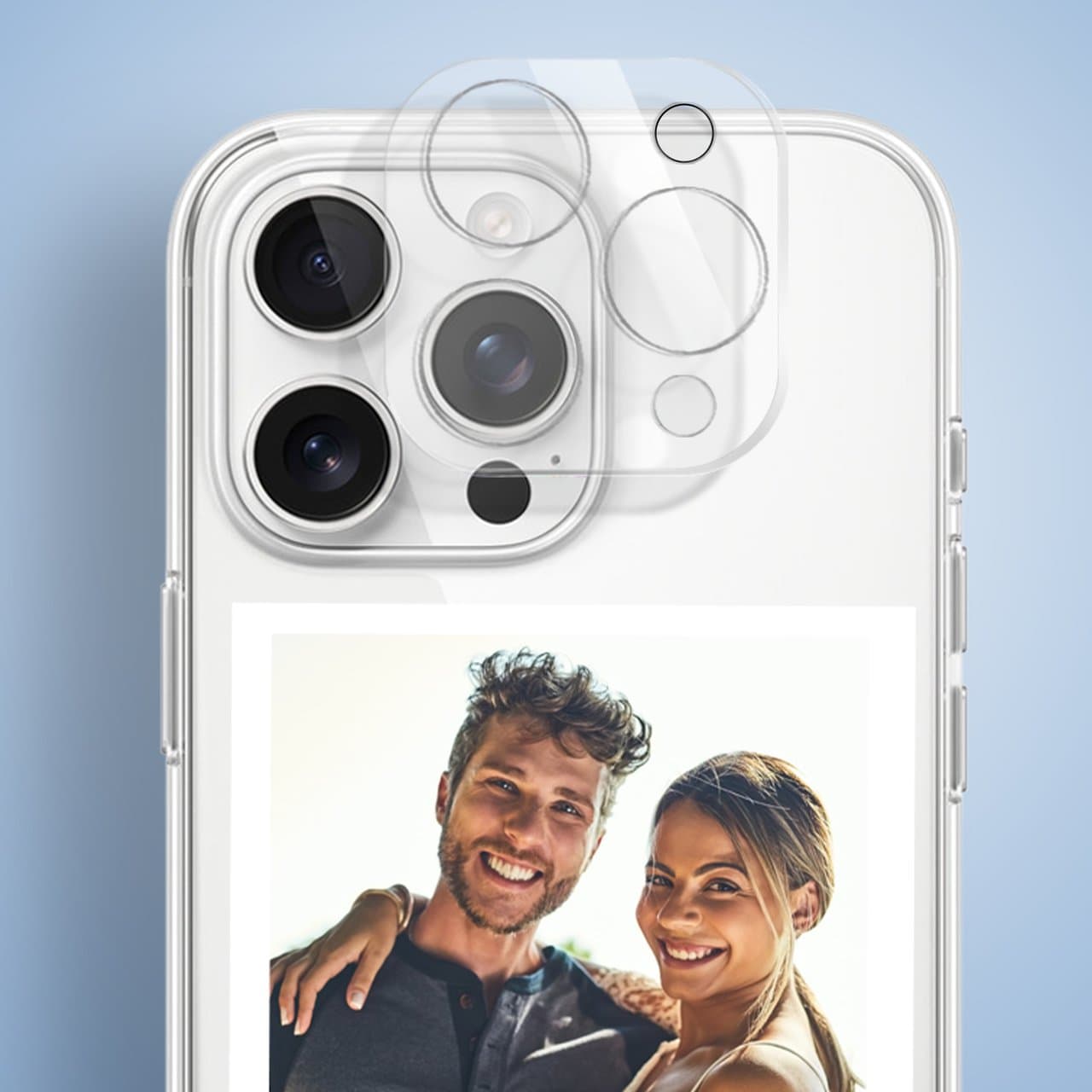 Etui do iPhone 16 Pro z MagSafe, Polaroid z własnym zdjęciem, upominek na prezent, przeźroczyste