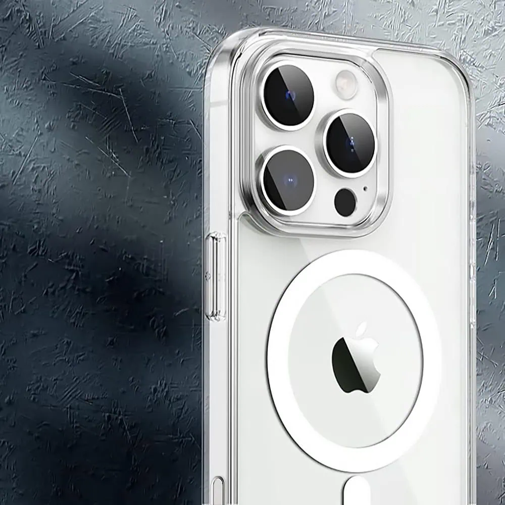 Etui do iPhone 16 Pro Clear Case, twardy tył z MagSafe, przeźroczyste
