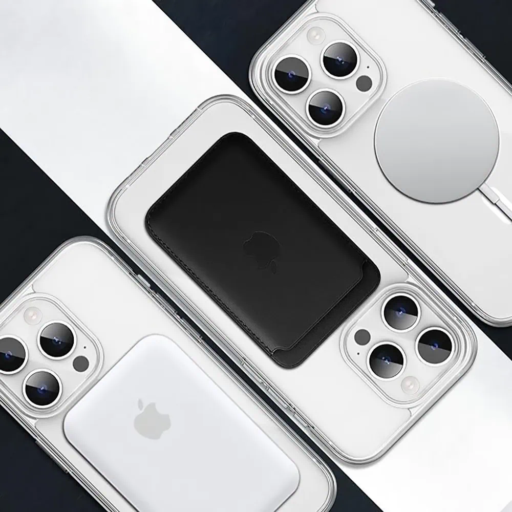 Etui do iPhone 16 Pro Clear Case, twardy tył z MagSafe, przeźroczyste