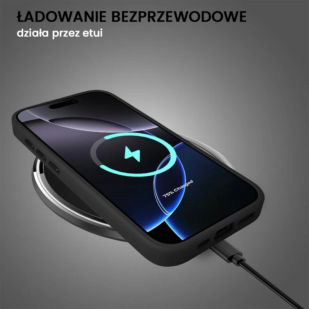 Etui do iPhone 16 Pro Color Flush z Magsafe, z osłoną aparatu, czarne