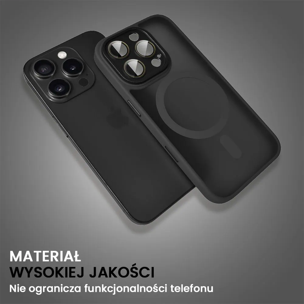 Etui do iPhone 16 Pro Color Flush z Magsafe, z osłoną aparatu, czarne