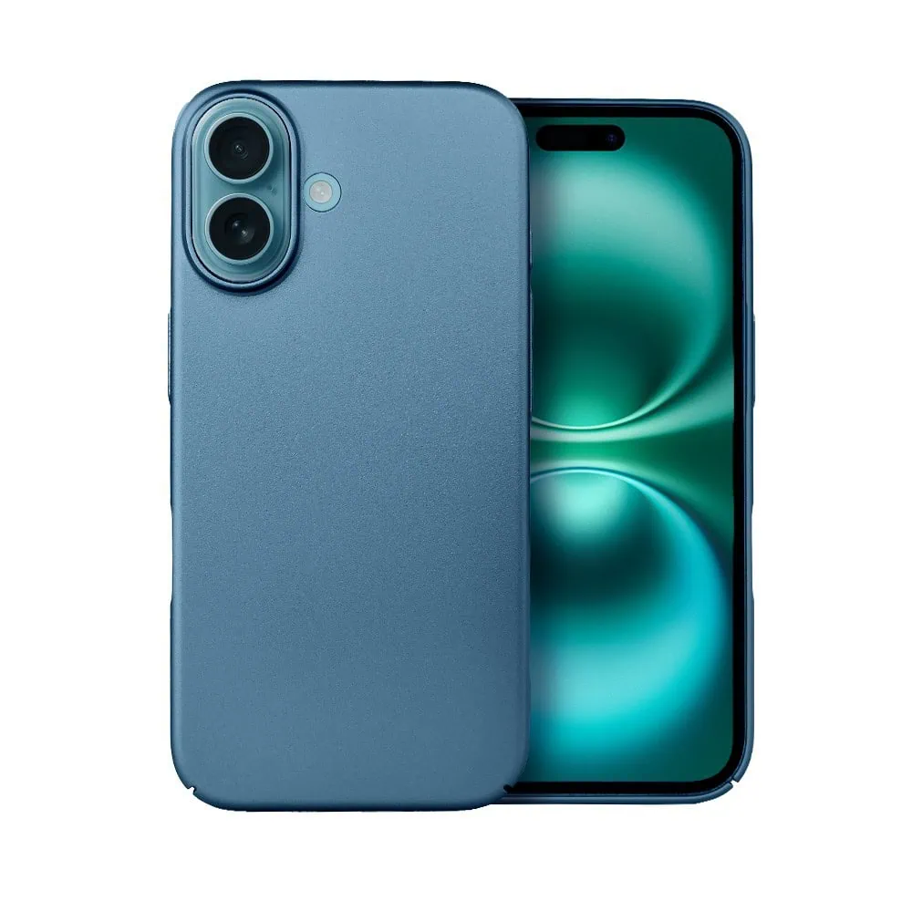 Etui do iPhone 16 Plus Skin Matt satynowe ultra cienkie, granatowe