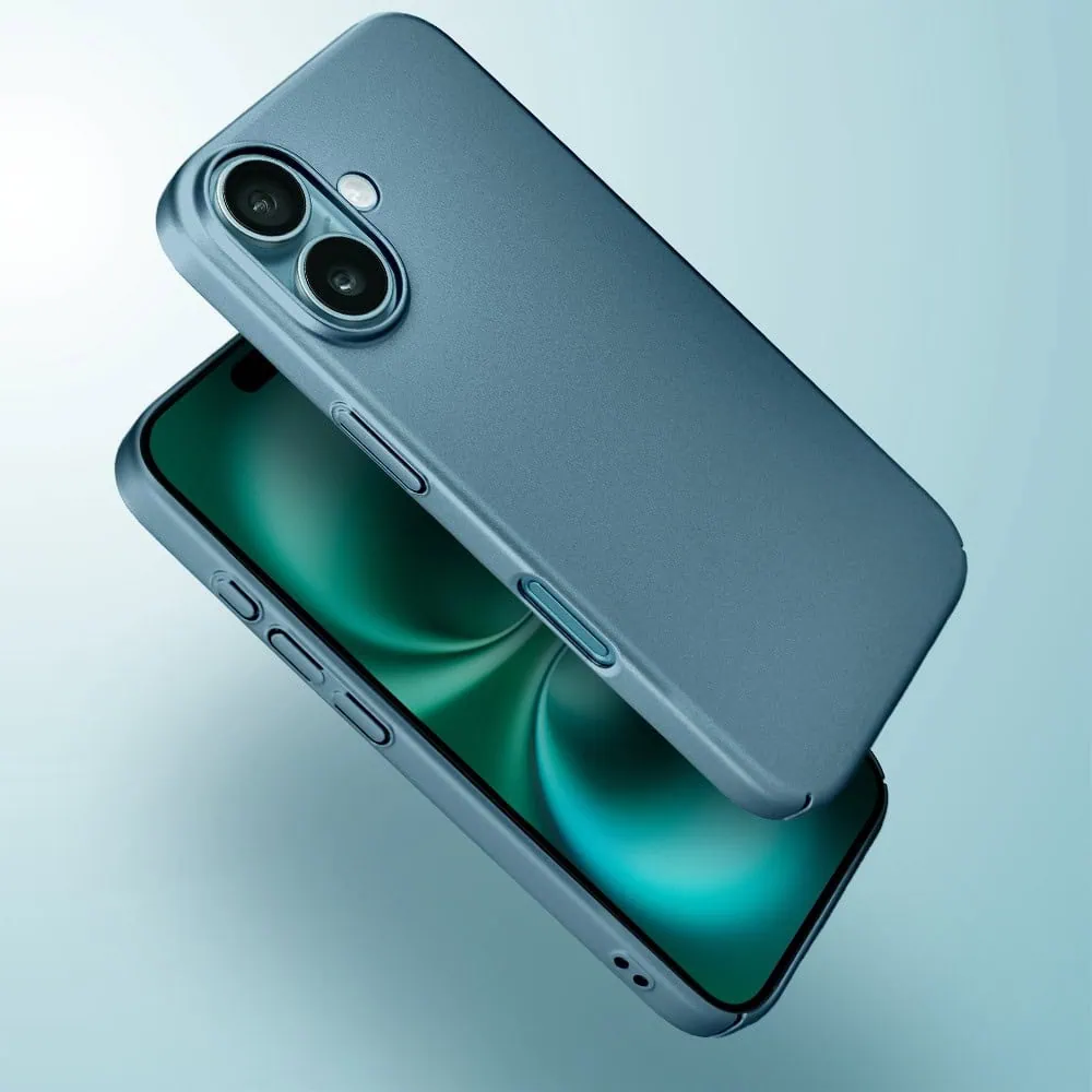 Etui do iPhone 16 Plus Skin Matt satynowe ultra cienkie, granatowe